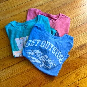 Old Navy 3 Pack cropped shirts kids